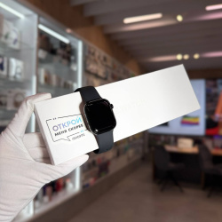 Apple Watch Series 11, 42 мм, корпус из алюминия &laquo;чёрный глянец&raquo; б/у