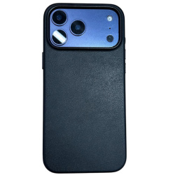 Чехол кожанный HDD Dividing для iPhone 17 Pro Max черный