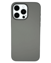 Чехол силиконовый Silicone Case MagSafe для iPhone 15 Pro Max серый