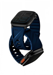 Ремешок Uniq Fluo для Apple Watch 42/44/45/49 мм синий