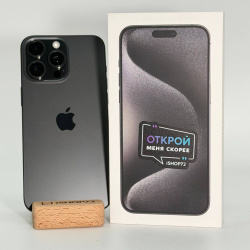 Смартфон Apple iPhone 15 Pro Max 256Гб "черный титан" б/у