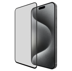 Защитное стекло для iPhone 15 Pro Max 3D Антишпион черное