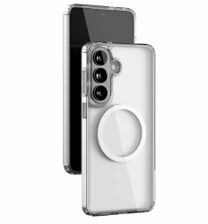 Чехол пластиковый VLP Air с MagSafe для Samsung Galaxy S26 Plus прозрачный