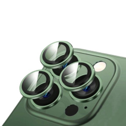 Защитное стекло камеры Wiwu Lens Guard для iPhone 13 Pro/13 Pro Max зеленое