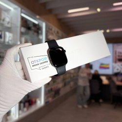 Apple Watch Series 10, 46 мм, корпус из алюминия "черный глянец" б/у