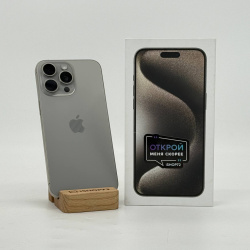 Смартфон Apple iPhone 15 Pro Max 256Гб &quot;натуральный титан&quot; б/у