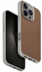 Чехол Uniq Lyden MagSafe для iPhone 16 Pro Max коричнево-бежевый