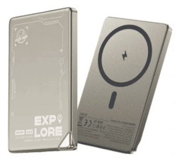 Внешний аккумулятор Wiwu Ultra-Thin Power Bank (Wi-P019) 5000 mAh натуральный титан