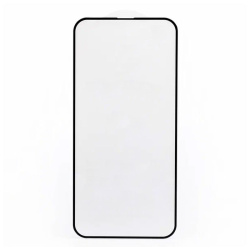 Защитное стекло для iPhone 14 Pro Max 3D черное (тех пак)