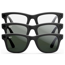 Умные очки Ray-Ban Meta Wayfarer (Gen 2) RW4012 Shiny Black Transitions Graph. Green