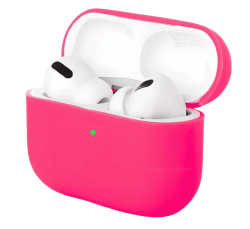 Чехол силиконовый для Apple AirPods Pro 3 фуксия
