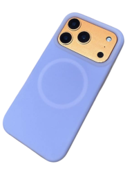 Чехол силиконовый Case с MagSafe для iPhone 17 Pro фиолетовый