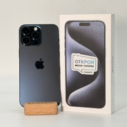 Смартфон Apple iPhone 15 Pro Max 512Гб "синий титан" б/у