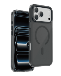Чехол силиконовый Keephone Mococo с MagSafe для iPhone 17 Pro Max черный