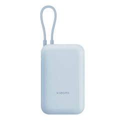 Аккумулятор внешний Xiaomi Mi Power Bank With Cable USB-C 10000mAh Pocket Version P15ZM синий