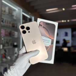 Смартфон Apple iPhone 16 Pro Max 256Гб "песчаный титан" б/у