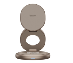 Док-станция Bazic Gyre 15W 3 в 1 песчаный титан