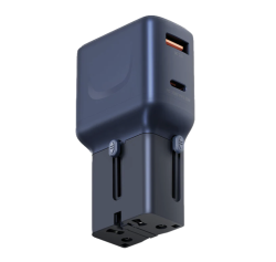 СЗУ Energea TravelGo 3в1 Type-C+USB 35W синее
