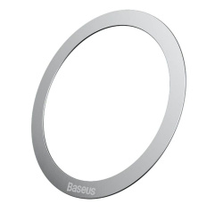 Магнитное кольцо Baseus для телефона серебристое