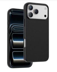 Чехол кожанный Keephone Peekaboo с MagSafe для iPhone 18 Pro черный