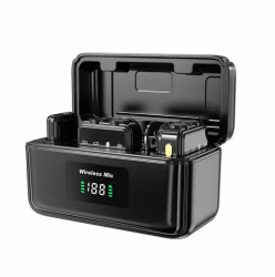 Микрофон беспроводной петличный Wiwu (WI-WM005) Type-C/Lightning черный