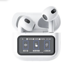 Наушники Wiwu T23 ANC (Type-C) с экраном белые