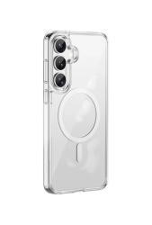 Чехол силиконовый Wiwu с MagSafe для Samsung Galaxy S26 Plus прозрачный