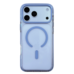 Чехол силиконовый Keephone Shockstar с MagSafe для iPhone 18 Pro Max голубой