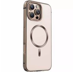 Чехол Njoyny с MagSafe для iPhone 16 Pro Max матовый бронзовый