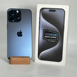 Смартфон Apple iPhone 15 Pro Max 256Гб &quot;синий титан&quot; б/у