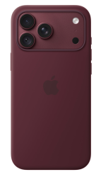 Чехол Apple Silicone Case MagSafe для iPhone 18 Pro Max бордовый