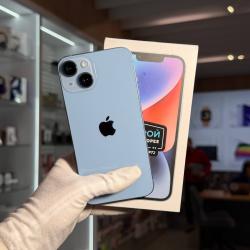 Смартфон Apple iPhone 14 128Гб голубой б/у