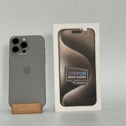 Смартфон Apple iPhone 15 Pro Max 256 Гб "натуральный титан" б/у