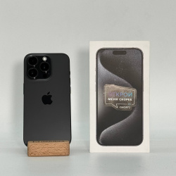 Смартфон Apple iPhone 15 Pro 128Гб "черный титан" б/у