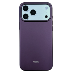 Чехол пластиковый Beats MagSafe для iPhone 18 Pro фиолетовый