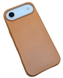 Чехол кожаный LeatherCase MagSafe для iPhone Air оранжевый