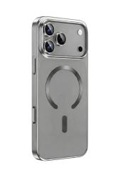 Чехол силиконовый Keephone Mococo с MagSafe для iPhone 17 Pro Max/18 Pro Max серый
