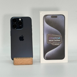 Смартфон Apple iPhone 15 Pro 256Гб "синий титан" б/у