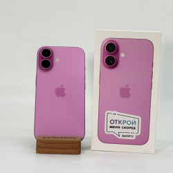 Смартфон Apple iPhone 16 256Гб розовый б/у