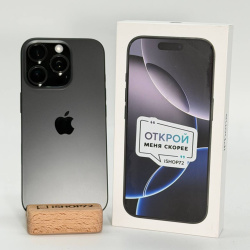 Смартфон Apple iPhone 16 Pro 256Гб "чёрный титан" б/у