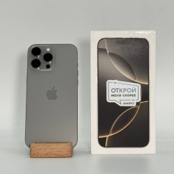 Смартфон Apple iPhone 16 Pro Max 256Гб "натуральный титан" б/у