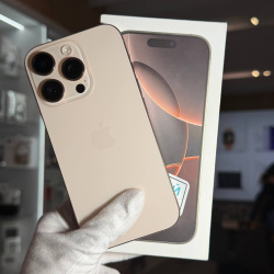 Смартфон Apple iPhone 16 Pro 256Гб "песчаный титан" б/у