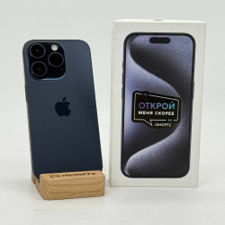Смартфон Apple iPhone 15 Pro 256Гб &quot;синий титан&quot; б/у
