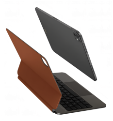 Чехол-клавиатура Uniq Venno Pro Magic Keyboard для iPad Pro 11'' (2024/2025) коричневая