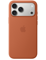 Чехол силиконовый Silicone Case MagSafe для iPhone 17 Pro Max/18 Pro Max темно - оранжевый