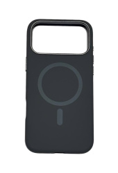 Чехол силиконовый Mosbros MagSafe для iPhone 17 Pro серый