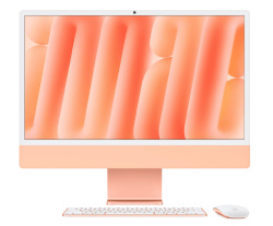 Apple iMac 24" Retina 4,5K, M4 (8C CPU, 8C GPU, 2024), 16 ГБ, 256 ГБ SSD, оранжевый (MWUJ3)