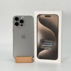 Смартфон Apple iPhone 15 Pro Max 256Гб "натуральный титан" б/у