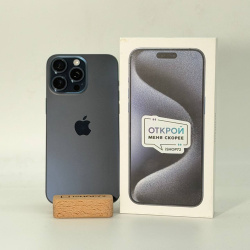 Смартфон Apple iPhone 15 Pro Max 256Гб "синий титан" б/у
