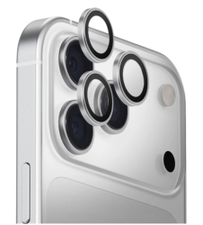 Защитное стекло камеры Uniq Optix Aluguard для iPhone 18 Pro/18 Pro Max серебристое
